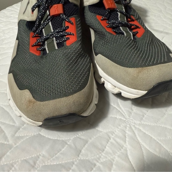 On Running Men's Sneakers - Gray, Black, Red size 12.5 - Picture 11 of 13